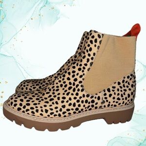 Dolce Vita ‘Pepper’ 7M Leopard Cheetah Animal Print Chelsea Bootie